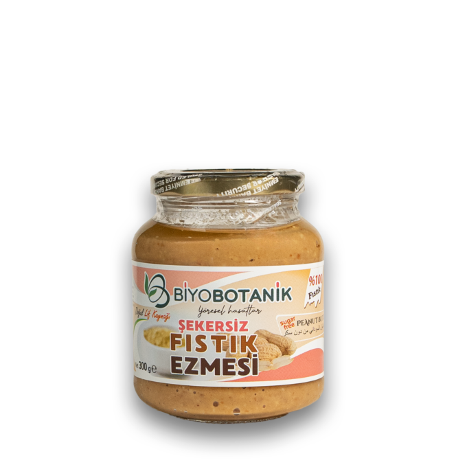 BİYOBOTANİK FISTIK EZMESİ ŞEKERSİZ 300GR*9