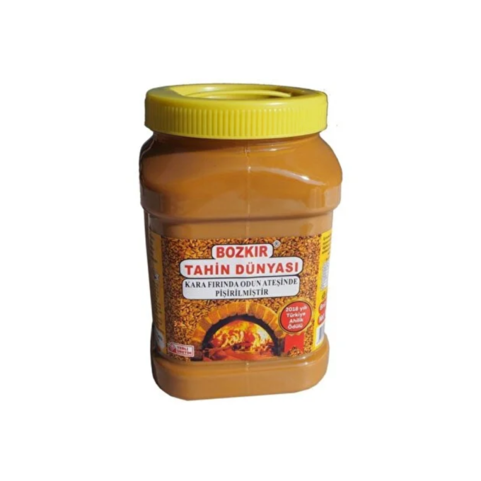 BOZKIR ÇİFTE KAVRULMUŞ TAHİN CAM 700 GR*12