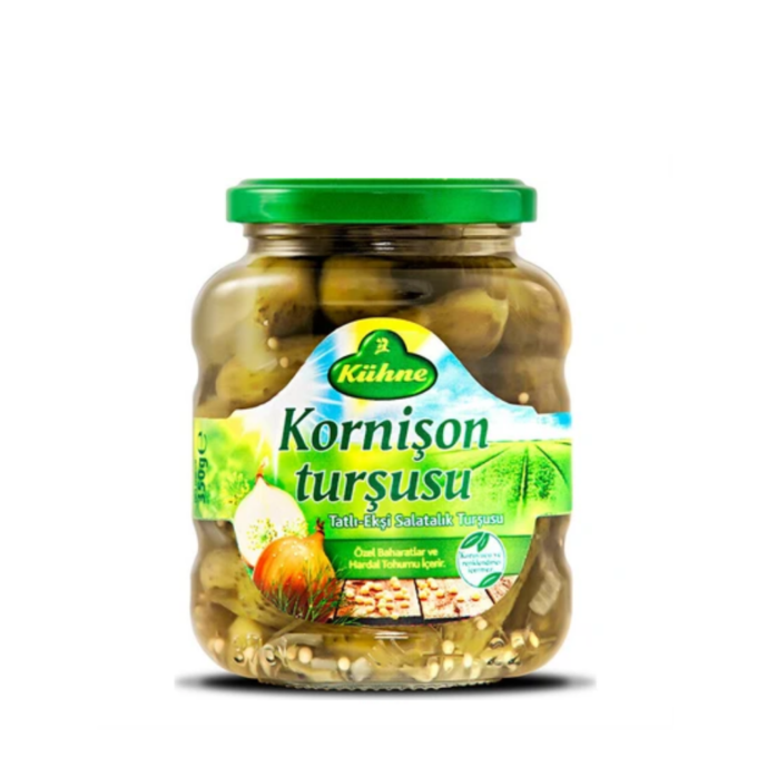 KÜHNE TURŞU ALMAN TİPİ KORNİŞON 370 ML*12