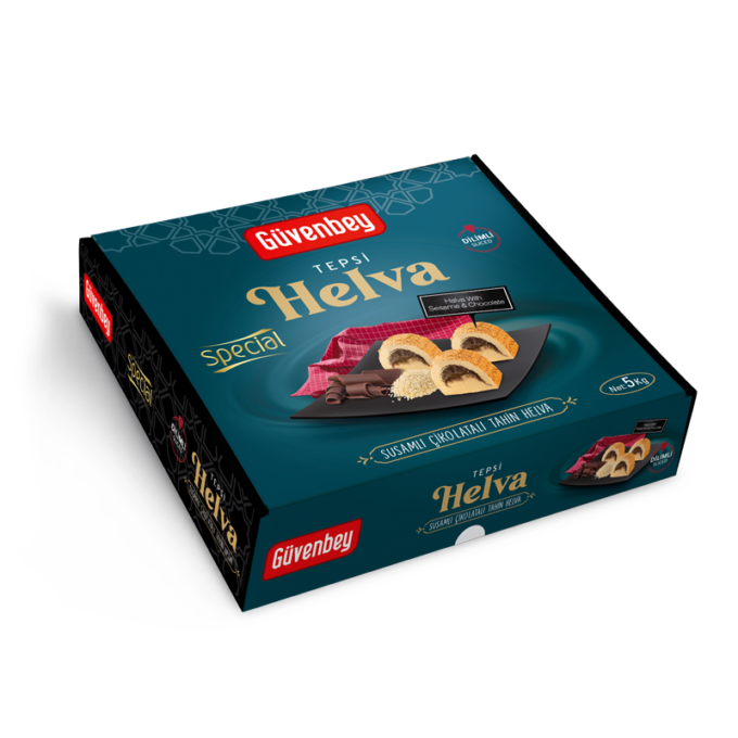 GÜVENBEY SPECİAL DİLİMLİ SUSAMLI HELVA 5 KG