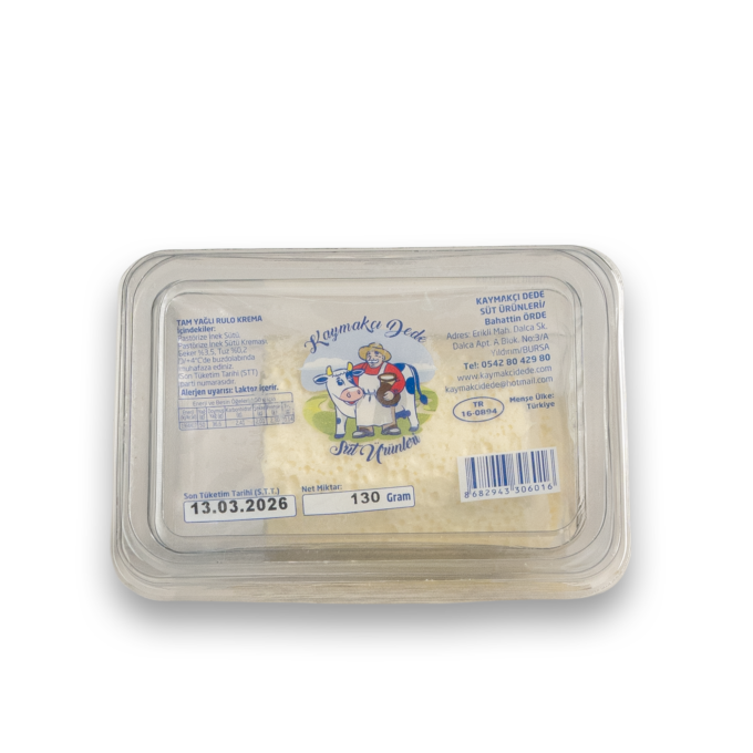KAYMAKÇI KASE RULO KAYMAK (İADESİ YOKTUR) 130GR*48