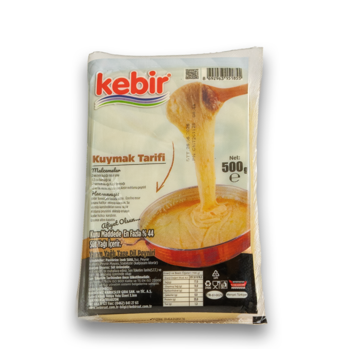KEBİR YAĞLI KUYMAK PEYNİRİ 500 GR*12