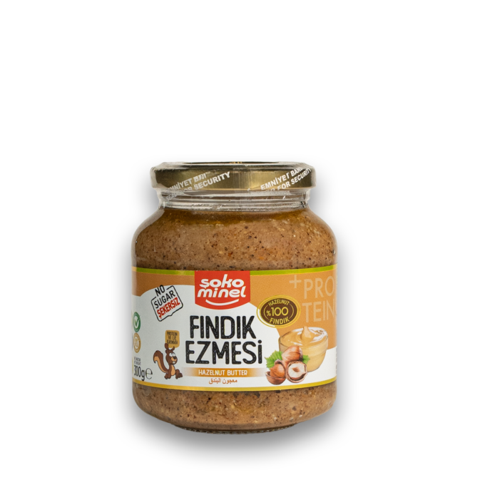 ŞOKOMİNEL FINDIK EZMESİ ŞEKERSİZ 300GR*9