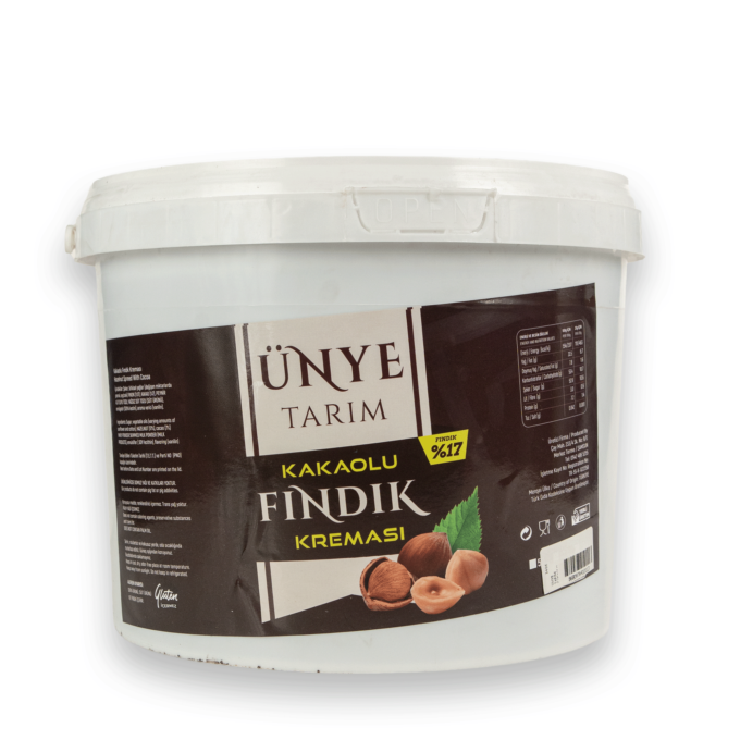 ÜNYE TARIM KAKAOLU FINDIK KREMA %35 FINDIKLI 10 KG