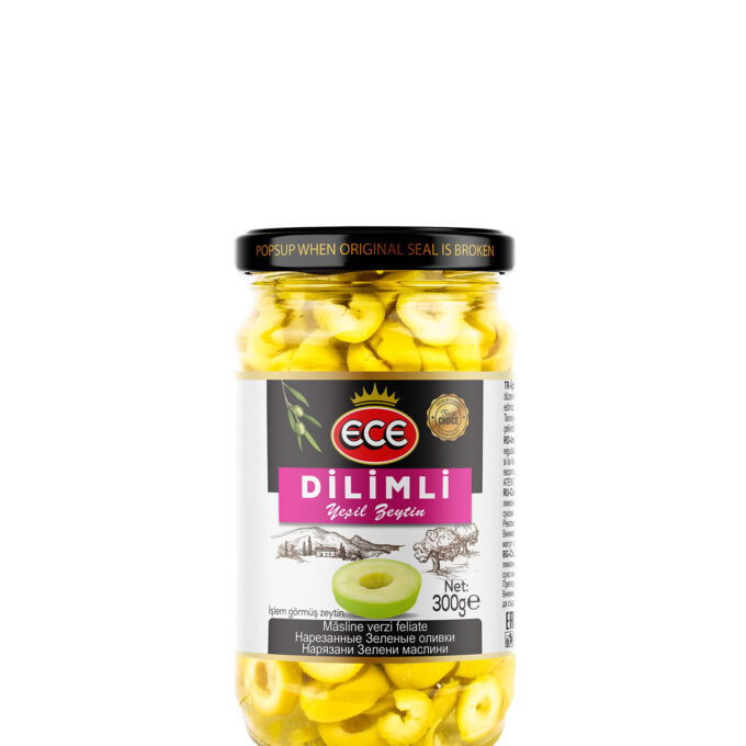 ECE DİLİMLİ YEŞİL ZEYTİN 320CC*12