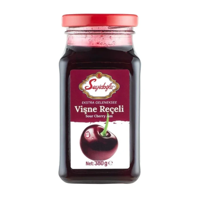 SEYİDOĞLU REÇEL VİŞNE KAVANOZ 380 GR *12